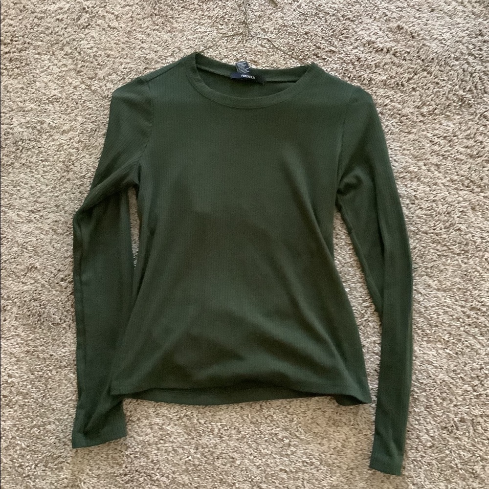 Cut out back Green top